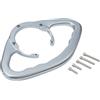 Bebykilemi Maniglione passeggero per moto, con scanalature di presa sicura, maniglia per serbatoio moto, impugnatura in alluminio CNC, compatibile con CFMOTO 250SR/300SR/450SR/650GT (grigio)