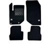 Dp carpet Tappetini compatibili per Peugeot 208 II dal 11/2018 con 2 loghi, battitacco in gomma rinforzata, clip di fissaggio e antiscivolo