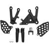 UTMGNY Poggiapiedi Piedi Pegs Moto Pedane Anteriori Pedane Per CBR 600RR 600 RR 2003-2006 2004 2005 Poggiapiedi Pad Accessori