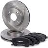 ATEC Germany Set freni asse anteriore incl. dischi freno Ø 258 mm ventilati + pastiglie freno anteriori Compatibile con FORD FIESTA Mk6 (CB1, CCN), FIESTA Mk6 Van