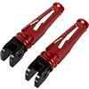 Sinkees Per Ducati 999/999S/999R Pedane posteriori per moto Accessori in alluminio CNC per Dark 749 per Monster 696/796/695/659 (Rosso)