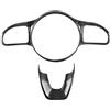 SQIFBA volante Sticker Decal Cover Adesivo Per Cornice Pulsanti Volante Auto 2 Pezzi Per Benz W177 W205 W213 Sport Edition 2019-2020 Trim Ornamento Adesivi impermeabili auto