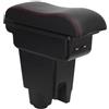 OYHCM Bracciolo centrale per Fiat Fiorino 2008-2024,3 USB,Ergonomico | Per Fiat Fiorino Bracciolo, 2 USB + USB-C, Bracciolo ergonomico, Doppio vano portaoggetti, Coperchio scorrevole, Pelle PU