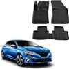 SCOUTT Tappetini Auto in Gomma Su Misura per Renault Megane 4 Dal 2016, Set da 4 Pezzi, Tappeti 3D Design con Bordo Alto, Inodore, Qualità Premium