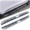 Yuvezna Pedana laterale in alluminio (con staffe) per Ford Explorer 2011-2015, confezione da 2, colore: argento