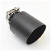 NYSAASDST 1 Pezzo Nero Opaco Silenziatore Di Scarico In Acciaio Inossidabile Parti Di Automobili Accessori Coda Punta Modificata Per E46 F30 Xf Terminale Scarico Auto(45MM IN- 105MM OUT)