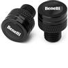 HUISI Tappo for foro specchietto retrovisore CNC, bulloni, copertura adatti for BENELLI 502C 752S TRK 702 502X 251 Leoncino 500 250 TNT 125 300 600(Black)