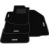 Generico Tappetini compatibili con Fiat Sedici 2005-2014, ricamo 4x4, kit tappetini auto personalizzati, set tappeti in moquette, tappeto auto