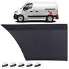 Inly Parts INLY Modanatura di protezione Modanatura Pannello di modanatura banda trim laterale Modanatura porta posteriore sinistra compatibile con Master III Movano B NV400 (2010-2024) 768F30005R