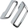Generic Copertura del tubo terminale del silenziatore di scarico posteriore in ABS compatibile con Peugeot 3008 5008 Allure 2017-2023 Accessori for terminali di scarico decorativi for auto