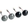 SGHFUVE indicatori direzione 2 Pz Dinamica LED Indicatori Di Direzione Indicatore Laterale Ripetitore Lampada Per Fiat Punto 188 1999-2012 Doblo 2001 2002 2003 2004 2005 Segnale svolta(Dynamic Smoked Black)