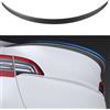 Ywooon Spoiler in Vera Fibra di Carbonio per Tesla Model 3 Highland 2024 2025 2026 Spoiler Opaco per Baule Posteriore per Tesla 3 Highland Accessori (Vera Fibra di Carbonio Opaca)