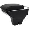 YJYWZH Braccioli Compatibile Citroën C3 2017-2023 Braccioli Bracciolo Doppio Strato Centrale Console Vano con Porta USB