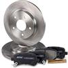 ENVA MADE FOR QUALITY BESTPRICE Set freni asse posteriore incl. dischi freno Ø 305 mm completi + pastiglie freno posteriori, compatibile con CHRYSLER GRAND VOYAGER V (RT), DODGE JOURNEY, FIAT FREEMONT (345_)