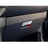 autoCOVR Copertura In Acciaio per 2021+ Sandero/Sandero STEPWAY/Jogger | 1 Pezzo Inox Targa Cornice Metallo Spazzolato Interni Decorazioni Accessori Tuning