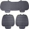 TOP DRIVE Coprisedile Seduta 3 pezzi Universale Auto | Protezione Sedile 2 Anteriore e 1 Posteriore | Protector Comfort Automotive Cuscino Interni (Grigio)