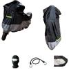 farbrothersonline COMPATIBILE CON BENELLI TRK 502 X TELO COPRIMOTO FELPATO IMPERMEABILE ANTIGRANDINE TAGLIA XXL COVER RESISTENTE PER MOTO MAXIMOTO MAXISCOOTER 295X105X127CM GRIGIO