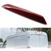 GSRECY Adatto per Ford Transit MK8 Tourneo Custom LED ad alto livello posteriore terzo freno luce terza lampada di stop (lente rossa)