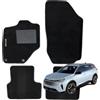 W-Parts Serie 4 TAPPETI - TAPPETINI in Moquette Neri per PEUGEOT 5008 2024-> SOLO IBRIDA