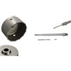 GENERICO FRESA A TAZZA 150mm CAROTATRICE CON ASTA SDS MAX 650 MM CEMENTO MURO MATTONI