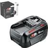 Bosch Batteria PBA 18V 6.0Ah W-C (Sistema da 18 Volt, 6.0 Ah, Confezione in Cartone)