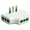 Fanton Fme..Adattatore 3Prese Bianco 16A 87220