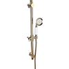 YLDZSUP Bagno, WC, Doccia Asta di Scorrimento Doccia Regolabile Asta saliscendi Doccia in Ottone Montata a Parete Asta saliscendi Doccia Dorata con Supporto per soffione Doccia Regolabile, Soffione Doccia p
