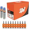 Isolamenti Chiodi per Sparachiodi Chiodatrice a Gas Pulsa 27P 40P 65 Alta Durezza Calcestruzzo Acciaio Guide Cartongesso (HC6-15 (15mm), 1250 pz scatola)