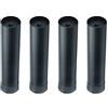 KDDEON Gambe per Mobili in Ferro Laminato a Freddo con Foro Singolo M8,Gambe per Letto Regolabili Piedini Laterali,Gambe di Supporto per Tavolo Divano,10-35cm,con Viti,4 Pezzi (23cm/9.1in)