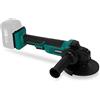 VONROC Smerigliatrice Angolare a Batteria 20V - Ø125mm - Set con 2x Batteria 2.0Ah + Caricatore Rapido - Compatta, Ergonomica, Softgrip - Per Taglio Metallo, Piastrelle, Ruggine