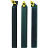 PROXXON 24555 Serie di utensili con placchette in metallo duro a più taglienti per PD230/E e PD 250/E, Nero