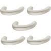Gedotec LEONIE H10139 - Maniglia ad arco per mobili e cassettiere, 32 mm, per cassetti, cucina, 5 pezzi, colore nichelata opaca