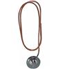 TANIASHOP Pulsante WC CATIS con Tubo in Rame 145 cm - Pulsante di Scarico in Ottone Cromato Alta Resistenza per Cassetta WC