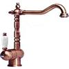 Crolla MIX STONE ST2800 VEC.RAME miscelatore rustico monocomando vecchio rame