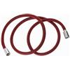 OISE ART STORE Trade Shop - Tubo Doccia Flessibile 1.8 Metri Rosso 180cm Laccio Bagno per Doccetta Box 87282 -