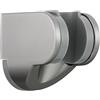 Tecmolog Supporto Doccia Regolabile in Plastica Supporto da Parete per Soffione Doccia con Viti, Grigio, ST01GR