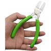 SPORTARC Pinze in plastica a bocca piatta, pinze in nylon da 15,2 cm, pinze piatte a becco in plastica, per la creazione e la riparazione di gioielli, 14 x 7 x 1 cm