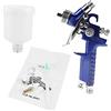Fafeicy Mini Pistola a Spruzzo Pneumatica per Verniciatura Auto con Ugello 0,8/1,0mm e Serbatoio 125ml