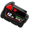 ZASXDCER Batteria di ricambio for utensile da 18 V e 12,0 Ah, compatibile con Milwaukee. Batteria al litio M18 XC 48-11-1860, 48-11-1850, 48-11-1840 e 48-11-1820. Accessorio for batterie ricaricabili.(12000mAh