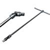TANIASHOP Chiave a T da 3/8 Chiave a T Snodata Per Bussole Boccole con Manico Scorrevole Attacco Quadro Lunga