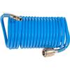 Yasta Tubo Aria Compressa 15 Metri Flessibile per Compressore a Spirale Attacco Rapido 1/4-8mm