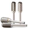 MJIKOO Fresa in acciaio al tungsteno in metallo duro con spedizione gratuita 1pc, codolo 6mm tipo C Testa di rettifica elettrica in metallo, utensile per lucidatura, CX1020M06