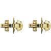AERREGI SET CERNIERE PER PORTE/MOBILI ANGOLATURA 90* OTTONE - D/ 100X50X40 MM CP43+CP69 (2, ORO)