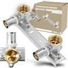 Instalguru Supporto per mixer nascosto con raccordi Press-PEX Installazione semplice rubinetto 16 x 1/2 pollici femmina 100 mm sistemi di riscaldamento dell'acqua