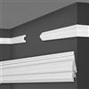 MARBET DESIGN Profili da Parete Bianchi in Plastica HDPS - 2 Metri, Profili Decorativi per Pareti, Profilo Piatto, Profili Ornamentali per Specchi e Quadri (HW-2 40x20 mm, 30 Metri / 15 Profili)