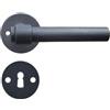 Gedotec FERRO rosetten-türbeschlag ANTICO FERRO BATTUTO MILANO MANIGLIA PORTA PER PORTE INTERNE BB - Buntbart COMPLETO MANIGLIE PER SPESSORE PORTA 38 - 45 mm baubeschläge von GedoTec - BB - Buntbart