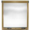 Arreditaly Zanzariera Universale A Rullo Avvolgibile Profilo Riducibile Regolabile Per Finestra Porte Portafinestra Balconi Con Frizione Telaio In Alluminio In Kit Fai Da Te Colore Oro (120 x 160 cm)