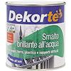 GDM-Smalto All'Acqua Lucido, Dekortè, Colore: Marrone Cioccolata Ral 8017, 500 ml