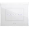 Eva Placca Ave Veratouch 44Pvtc3Bl Bianca Finitura Lucida 3 Comandi A Scomparsa