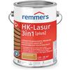 Remmers HK-Lasur 3 in 1 [plus] rovere rustico opaco, 2,5 litri, vernice protettiva per legno di alta qualità, 3 in 1, ad asciugatura rapida, durevole